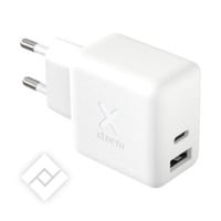 XTORM CHARGER USBC+A 30W WHITE