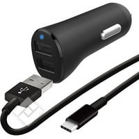 WEFIX CAR CHARGER 2 USB + USB-C CABLE