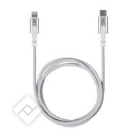 XTORM USBC-LIGHT 1M CABLE WHITE