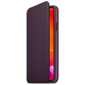 APPLE IPHONE 11 PRO MAX LEATHER FOLIO AUBERGINE