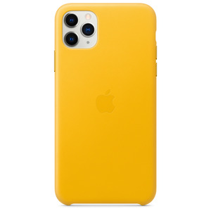 APPLE IPHONE 11 PRO MAX LEATHER CASE LEMON