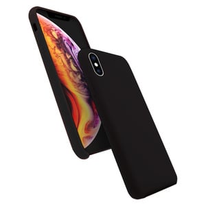 WAVE SILICONE COVER IPHONE XS BLACK