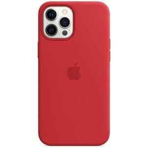 APPLE 12 PRO MAX SILICONE CASE WITH MAGSAFE (PRODUCT) RED