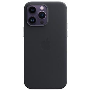 APPLE IPH14PROMAX LEATHER BLACK