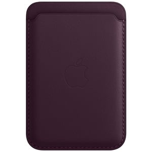 APPLE IPHONE LEATHER WALLET MAGSAFE - DARK CHERRY