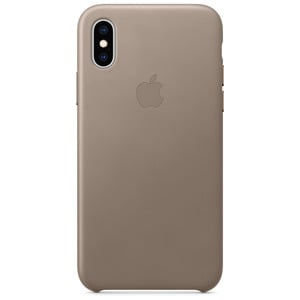 APPLE LEATHER CASE TAUPE XS