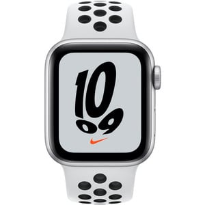 APPLE WATCH NIKE SE (2021) GPS 40MM SILVER ALU, PLATINUM/BLACK NIKE SPORT BAND (MKQ23NF/A)