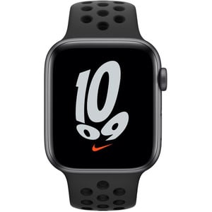 APPLE WATCH NIKE SE (2021) GPS 44MM SPACE GREY ALU, ANTHRACITE/BLACK NIKE SPORT BAND (MKQ83NF/A) 