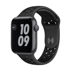 APPLE WATCH NIKE SE (2020) GPS 44MM SPACE GREY ALU, ANTHRACITE/BLACK NIKE SPORT BAND (MYYK2NF/A)