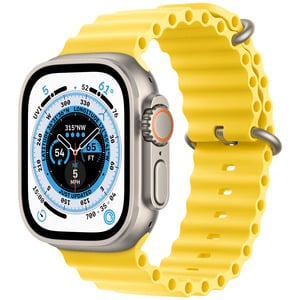 APPLE Watch Ultra GPS + Cellular, 49mm Titanium Case with Yellow Ocean - Medium