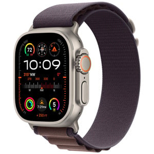 APPLE  Watch Ultra 2 GPS + Cellular, 49mm Titanium Case with Indigo Alpine Loop - Medium