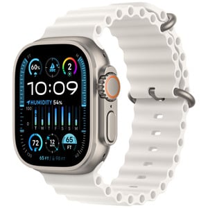 APPLE  Watch Ultra 2 GPS + Cellular, 49mm Titanium Case with White Ocean Band