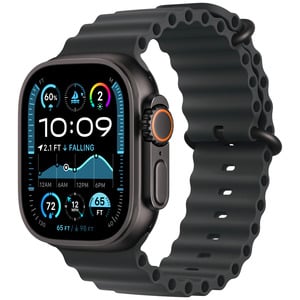 APPLE Watch Ultra 2 GPS + Cellular 49mm Black Titanium Case with Black Ocean Band