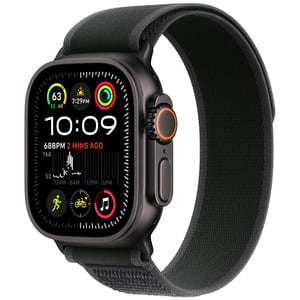 APPLE Watch Ultra 2 GPS + Cellular 49mm Black Titanium Case with Black Trail Loop - M/L