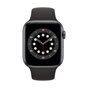 APPLE WATCH SERIES 6 44MM SPACE GREY ALU BLACK SPORTBAND