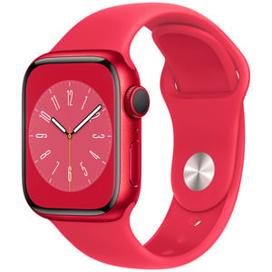 APPLE  Watch Series 8 GPS 41mm (PRODUCT)RED Aluminium Case with (PRODUCT)RED Sport Band - Regular