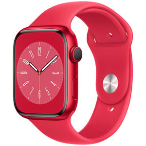 APPLE  Watch Series 8 GPS 45mm (PRODUCT)RED Aluminium Case with (PRODUCT)RED Sport Band - Regular