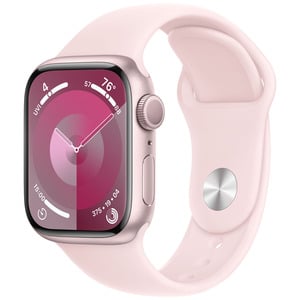 APPLE  Watch Series 9 GPS 41mm Pink Aluminium Case with Light Pink Sport Band - S/M