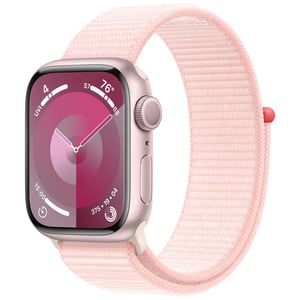 APPLE  Watch Series 9 GPS 41mm Pink Aluminium Case with Light Pink Sport Loop