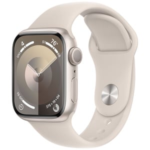 APPLE Watch Series 9 GPS 41mm Starlight Aluminium Case with Starlight Sportband