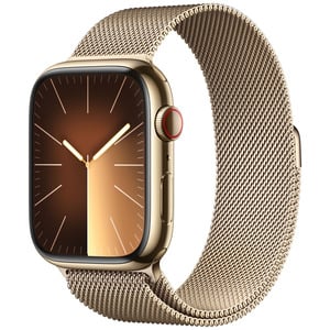 APPLE  Watch Series9 GPS + Cellular 45mm Gold Stainless Steel Case with Gold Milanese Loop