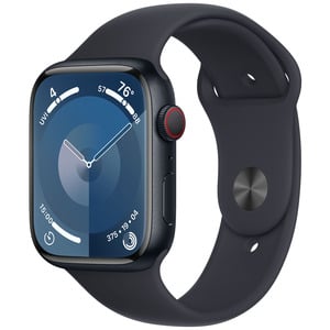 APPLE  Watch Series9 GPS + Cellular 45mm Midnight Aluminium Case with Midnight Sport Band - M/L