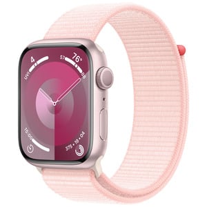 APPLE  Watch Series 9 GPS 45mm Pink Aluminium Case with Light Pink Sport Loop