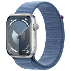 APPLE  Watch Series 9 GPS 45mm Silver Aluminium Case with Winter Blue Sport Loop