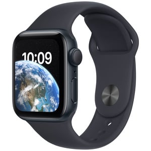 APPLE Watch SE 22 GPS 40mm Midnight Aluminium Case with Midnight Sport Band - Regular