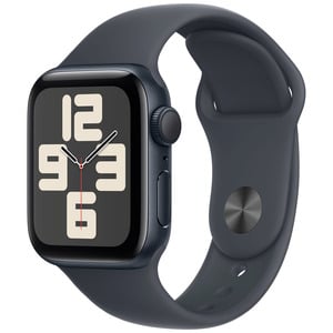 APPLE Watch SE GPS 40mm Botier en aluminium minuit , Bracelet Sport minuit - S/M