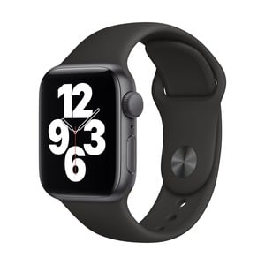 APPLE WATCH SE (2020) GPS 40MM SPACE GREY ALU, BLACK SPORT BAND (MYDP2NF/A)