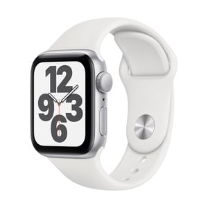 APPLE WATCH SE (2020) GPS 40MM SILVER ALU, WHITE SPORT BAND (MYDM2NF/A)