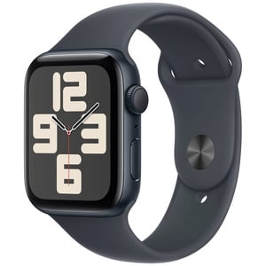 APPLE Watch SE GPS 44mm Botier en aluminium minuit , Bracelet Sport minuit - M/L