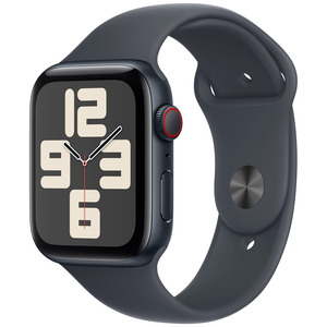 APPLE Watch SE GPS + Cellular 44mm Botier en aluminium minuit , Bracelet Sport minuit - S/M