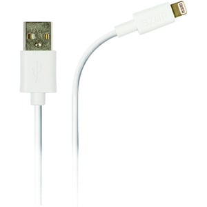 AZURI LIGHTNING DATA CABLE WHITE