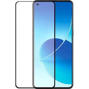 AZURI Tempered glass FG - black frame for Oppo Reno 6