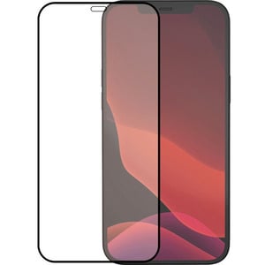 AZURI Tempered Glass flatt RINOX ARMOR - zwart frame - iPhone 12 / 12 pro