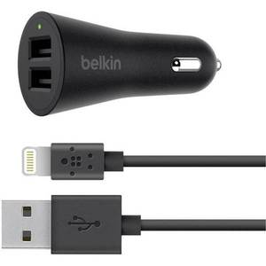 BELKIN CAR ADAPT W/CABLE LIGHT 7