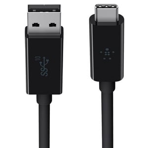 BELKIN USBA-USBC CABLE 0.9M BLK