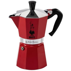 BIALETTI MOKA EXPRESS RED 6 CUPS