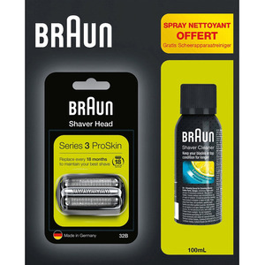 BRAUN 32B + CLEANING SPRAY