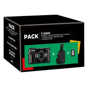 CANON G7X MARK II + HOUSSE + SD 32GB