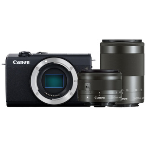 CANON EOS M200 + 15-45MM IS STM + 55-200MM IS STM BLACK