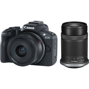 CANON EOS R50 + RF-S 18-45mm f/4.5-6.6 IS STM+ RF-S 55-210mm f/5-7.1 IS STM + 2e batterie