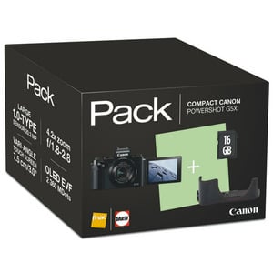 CANON POWERSHOT G5X + BAG + SD 16GB PACK