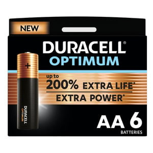 Piles DURACELL OPTIMUM AA LR06 X6