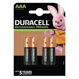 Piles DURACELL 900 MAH AAA LR03 X4