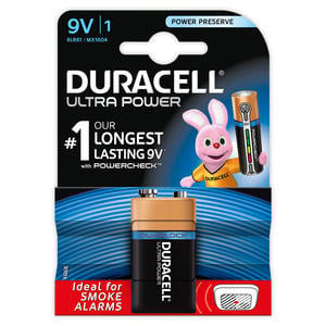 DURACELL 9V UP X1