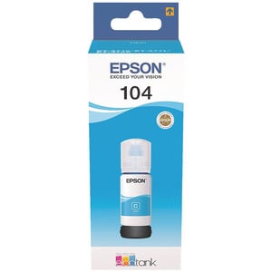 EPSON ECOTANK 104 CYAN - Cartridge / Inktpatroon