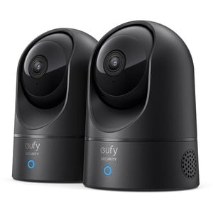 EUFY INDOOR CAM 2K PAN & TILT 2 PACK